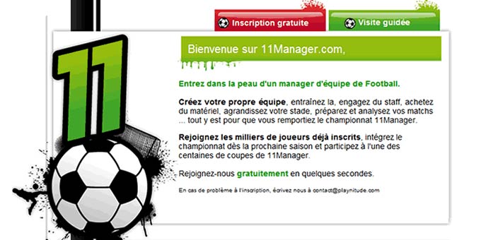 Jouer à 11Manager