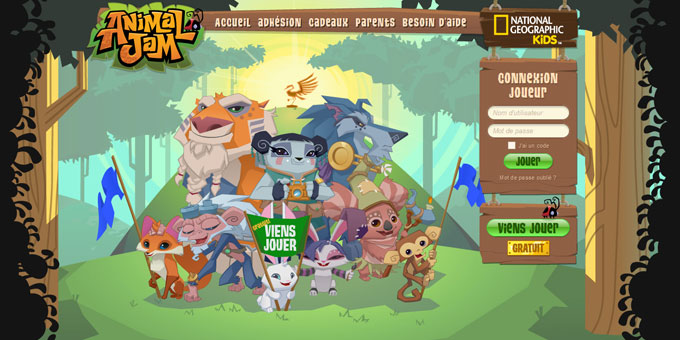 Jouer à Animal Jam