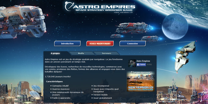 Jouer à Astro Empires