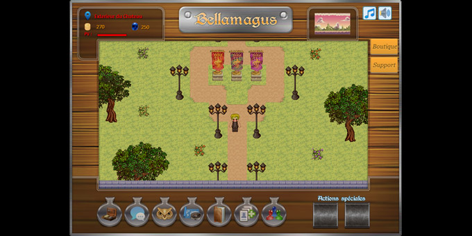 Jouer à Bellamagus - Ecole de magie