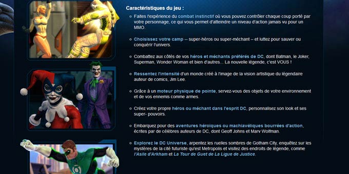 Jouer à DC Universe Online