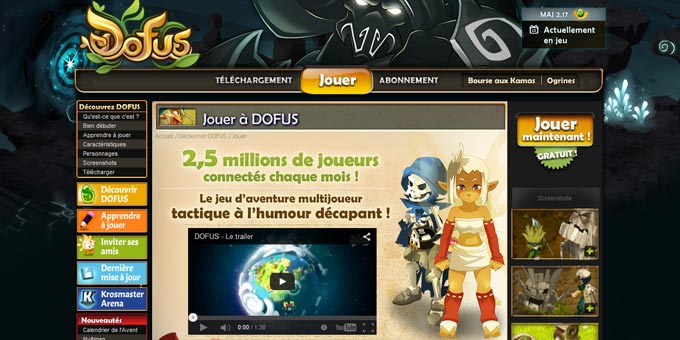 Jouer à Dofus