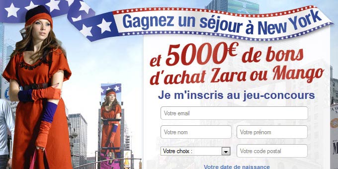 Jouer à Gagnez des voyages !