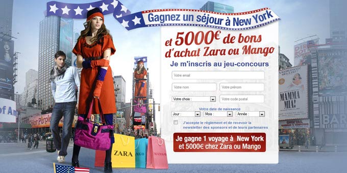 Jouer à Gagnez des voyages !