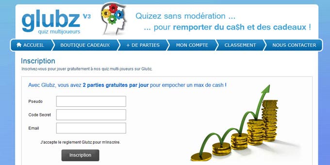 Jouer à Glubz