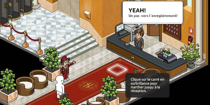 Jouer à Habbo hotel