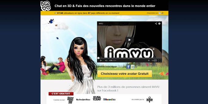 Jouer à IMVU