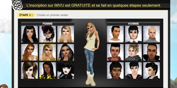 Jouer à IMVU