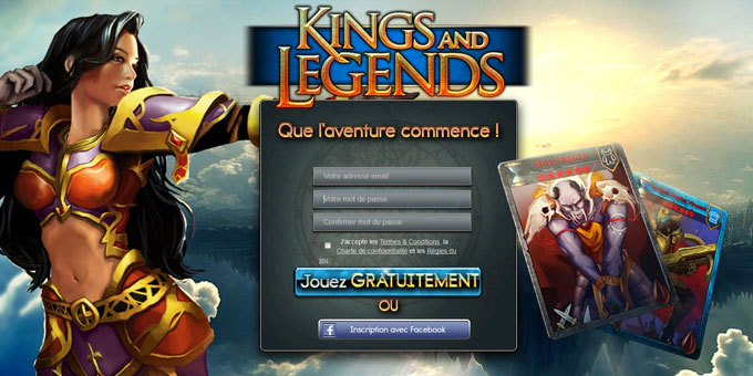 Jouer à Kings and Legends