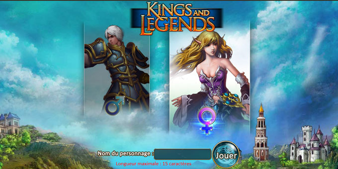 Jouer à Kings and Legends