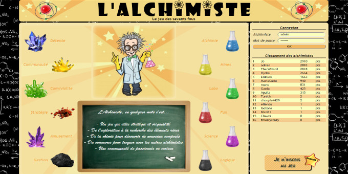 Jouer à L'alchimiste