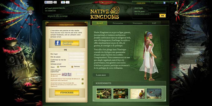 Jouer &agrave; Native Kingdoms