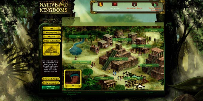 Jouer &agrave; Native Kingdoms