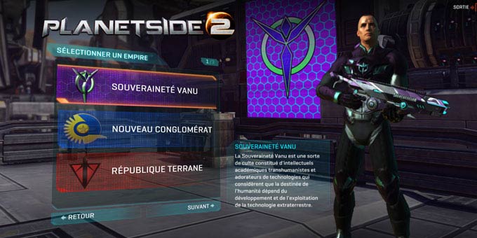 Jouer à Planetside 2