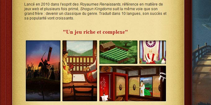 Jouer &agrave; Shogun Kingdoms