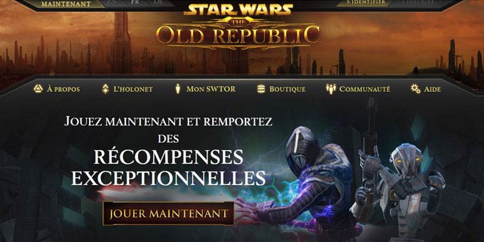 Jouer à Star Wars the Old Republic