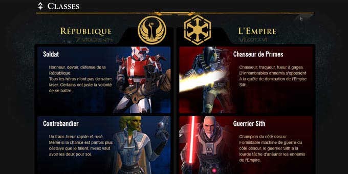 Jouer à Star Wars the Old Republic