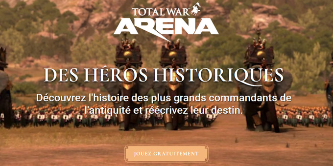Jouer à Total War Arena