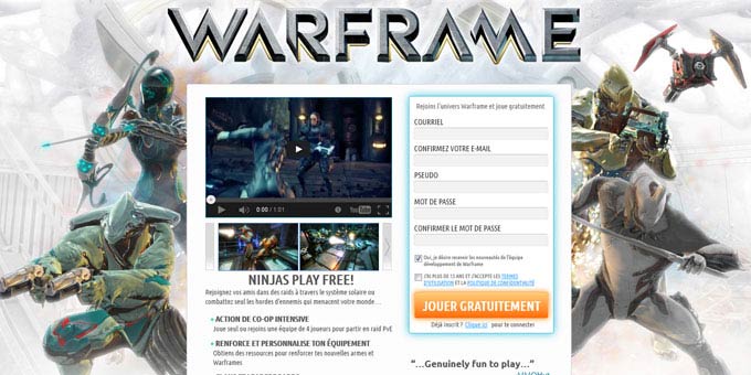 Jouer à Warframe