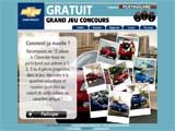 Jouez sur Gagnez une chevrolet Aveo ! !